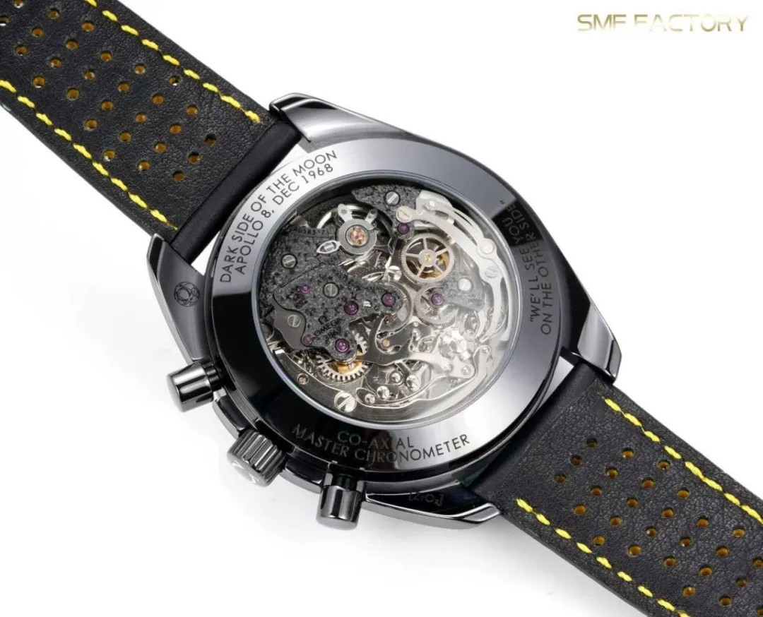 Omega Speedmaster Dark Side of the Moon SMF RW6 Top‑Grade Manual Chronograph Watch Genuine Ceramic Case