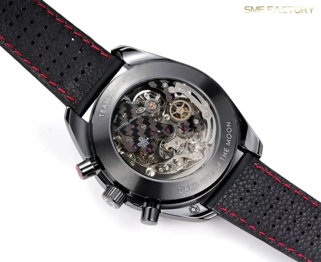 Omega Speedmaster Dark Side of the Moon SMF RW6 Top‑Grade Manual Chronograph Watch Genuine Ceramic Case