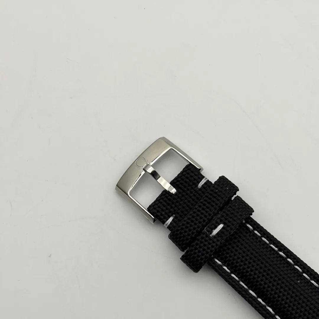 Omega Speedmaster Snoopy Award 42mm Manual Chronograph Watch Black Nylon Strap